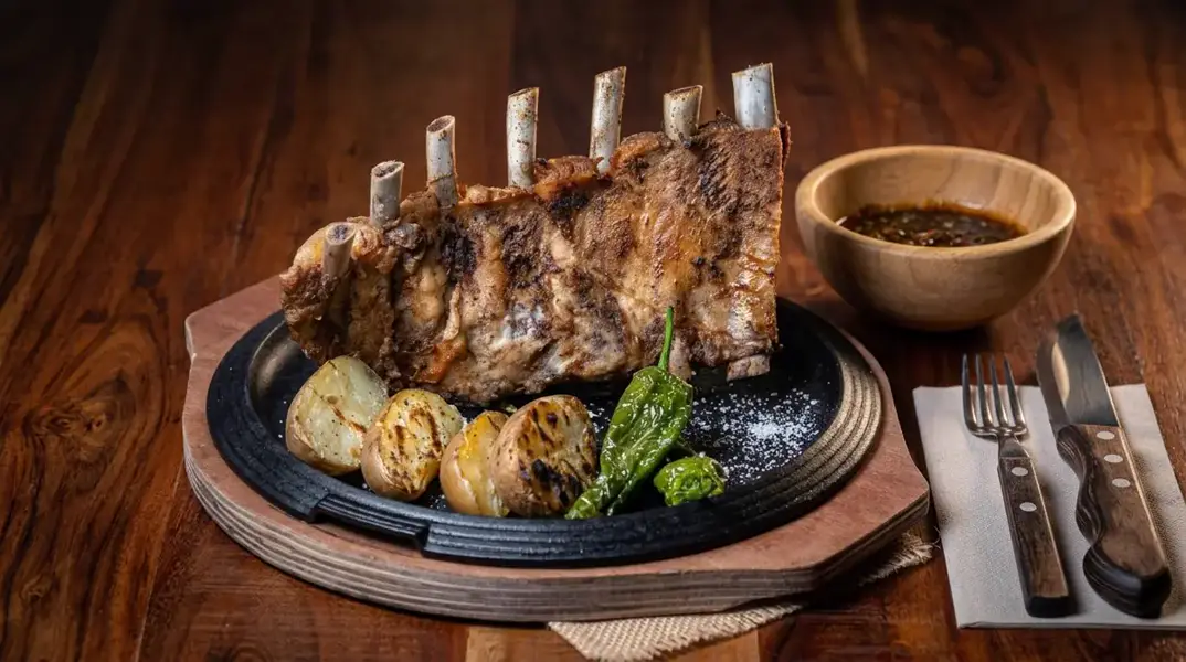 Costillar a la brasa